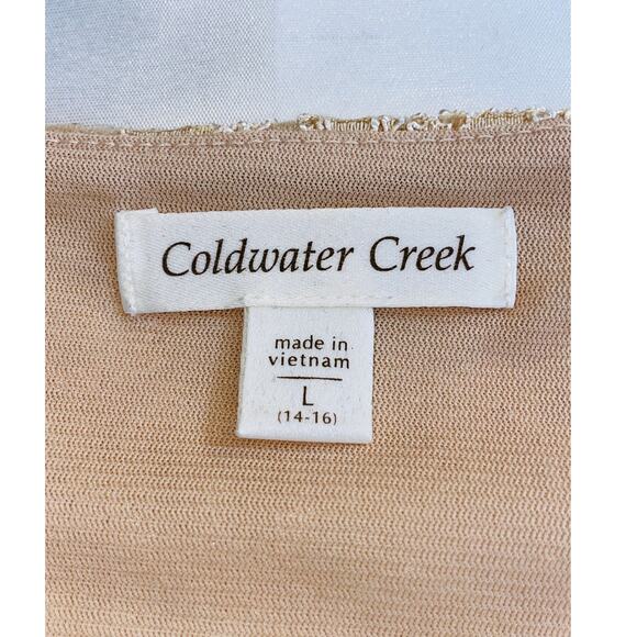 Coldwater Creek Lace Tank - Woman's‎ Size L - Style w/ Jeans or Dressed Up - Picture 4 of 8